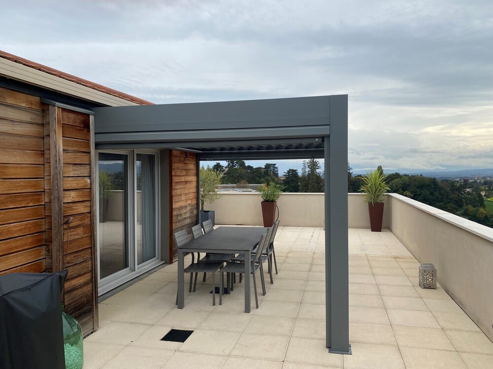 pergola en aluminium